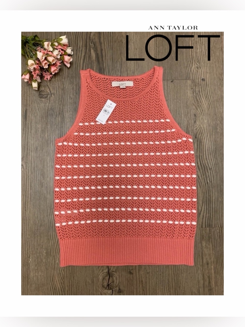 🆕 NWT LOFT Bobble Sweater Tank